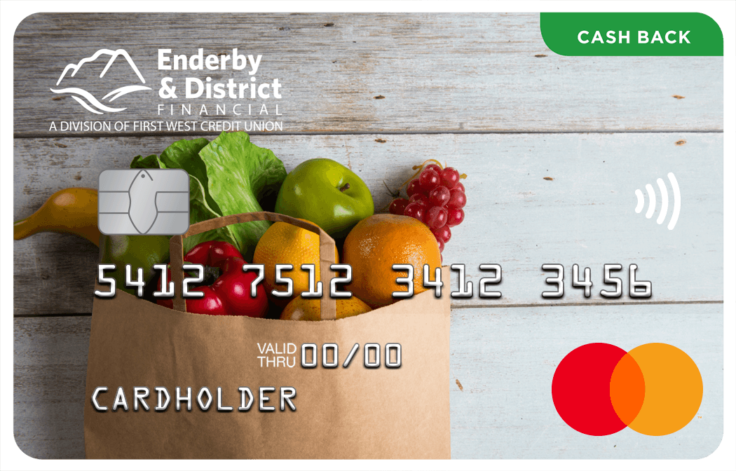 Cash back credit card